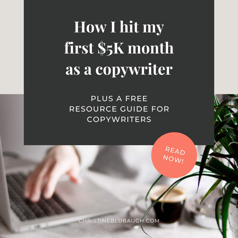 How I Hit My 1st $ 5K Month as a Freelance Copywriter