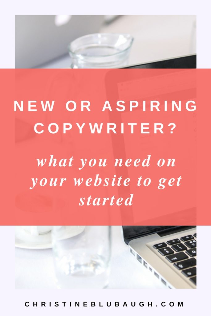 Are you a beginner copywriter wondering WTF needs to go on your website? Click the image to learn what you do and don't need on your website to find paying clients + grab a FREE resource guide for freelance copywriters.